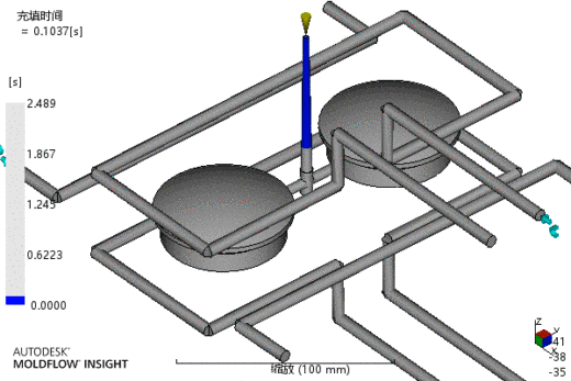 端盖注塑成型工艺及模具设计-含模流缩略图